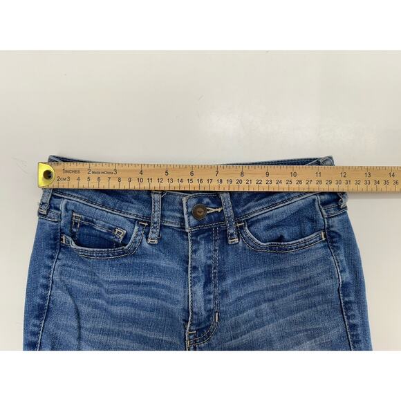 Hollister Womens Jeans Size 00R High Rise Super Skinny Denim Shape Love - Picture 7 of 11